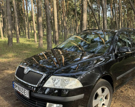 Черный Шкода Октавия, объемом двигателя 1.6 л и пробегом 244 тыс. км за 6400 $, фото 1 на Automoto.ua