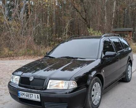 Чорний Шкода Октавія, об'ємом двигуна 1.6 л та пробігом 144 тис. км за 6999 $, фото 1 на Automoto.ua