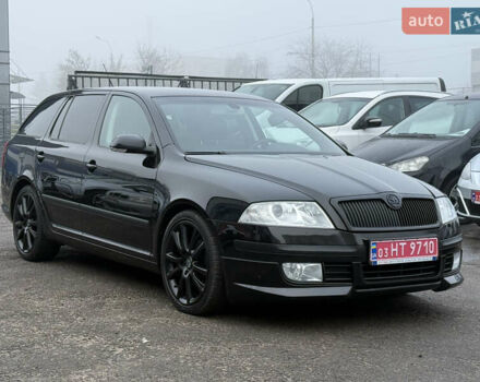 Черный Шкода Октавия, объемом двигателя 2 л и пробегом 196 тыс. км за 7850 $, фото 4 на Automoto.ua