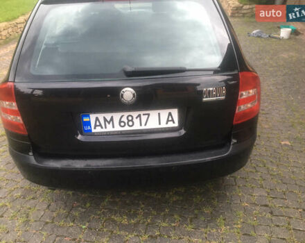 Черный Шкода Октавия, объемом двигателя 1.6 л и пробегом 223 тыс. км за 6300 $, фото 7 на Automoto.ua
