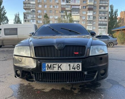 Черный Шкода Октавия, объемом двигателя 2 л и пробегом 460 тыс. км за 3600 $, фото 1 на Automoto.ua