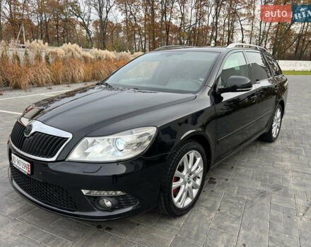 Черный Шкода Октавия, объемом двигателя 2 л и пробегом 265 тыс. км за 11950 $, фото 1 на Automoto.ua