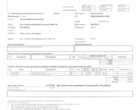 Черный Шкода Октавия, объемом двигателя 1.97 л и пробегом 232 тыс. км за 16800 $, фото 20 на Automoto.ua