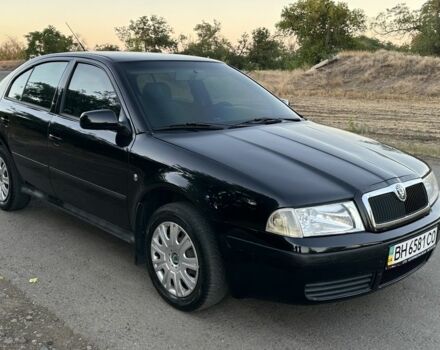 Черный Шкода Октавия, объемом двигателя 2 л и пробегом 260 тыс. км за 4800 $, фото 1 на Automoto.ua
