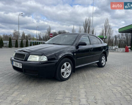 Черный Шкода Октавия, объемом двигателя 2 л и пробегом 261 тыс. км за 6000 $, фото 1 на Automoto.ua