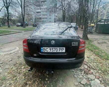 Черный Шкода Октавия, объемом двигателя 1.6 л и пробегом 215 тыс. км за 5350 $, фото 1 на Automoto.ua