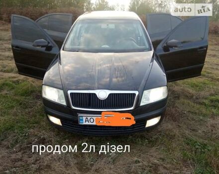 Черный Шкода Октавия, объемом двигателя 2 л и пробегом 283 тыс. км за 5500 $, фото 1 на Automoto.ua