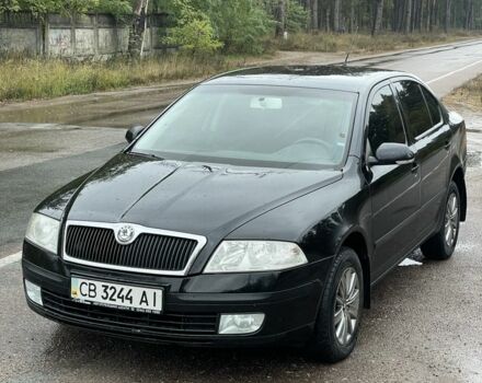 Черный Шкода Октавия, объемом двигателя 2 л и пробегом 430 тыс. км за 4450 $, фото 1 на Automoto.ua