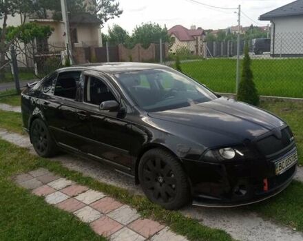 Черный Шкода Октавия, объемом двигателя 2 л и пробегом 284 тыс. км за 7900 $, фото 1 на Automoto.ua