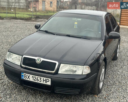 Черный Шкода Октавия, объемом двигателя 1.6 л и пробегом 173 тыс. км за 6700 $, фото 3 на Automoto.ua