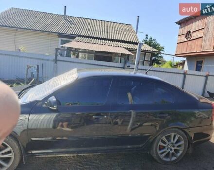 Черный Шкода Октавия, объемом двигателя 1.8 л и пробегом 223 тыс. км за 6500 $, фото 1 на Automoto.ua