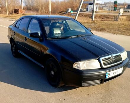 Черный Шкода Октавия, объемом двигателя 1.6 л и пробегом 400 тыс. км за 3300 $, фото 1 на Automoto.ua