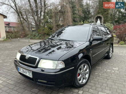 Черный Шкода Октавия, объемом двигателя 1.78 л и пробегом 395 тыс. км за 4500 $, фото 1 на Automoto.ua