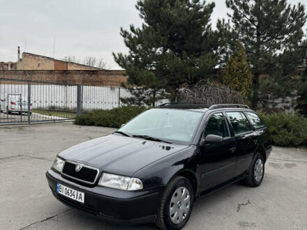 Черный Шкода Октавия, объемом двигателя 1.98 л и пробегом 188 тыс. км за 4200 $, фото 1 на Automoto.ua