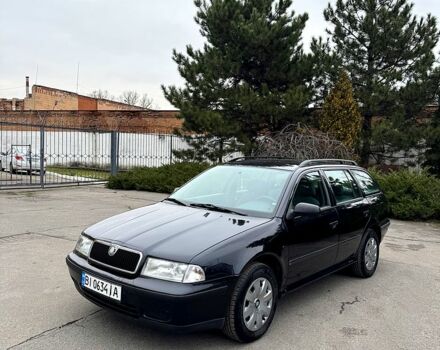 Черный Шкода Октавия, объемом двигателя 2 л и пробегом 188 тыс. км за 4200 $, фото 1 на Automoto.ua