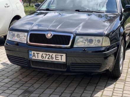 Черный Шкода Октавия, объемом двигателя 2 л и пробегом 235 тыс. км за 4500 $, фото 1 на Automoto.ua