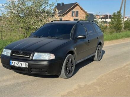 Черный Шкода Октавия, объемом двигателя 1.9 л и пробегом 320 тыс. км за 1800 $, фото 1 на Automoto.ua