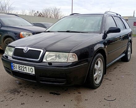 Черный Шкода Октавия, объемом двигателя 1.8 л и пробегом 333 тыс. км за 4500 $, фото 1 на Automoto.ua