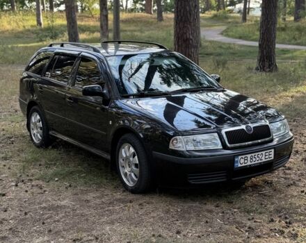 Черный Шкода Октавия, объемом двигателя 2 л и пробегом 259 тыс. км за 4810 $, фото 1 на Automoto.ua