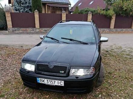 Черный Шкода Октавия, объемом двигателя 1.78 л и пробегом 265 тыс. км за 4500 $, фото 1 на Automoto.ua