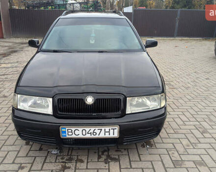 Черный Шкода Октавия, объемом двигателя 1.9 л и пробегом 200 тыс. км за 3650 $, фото 1 на Automoto.ua