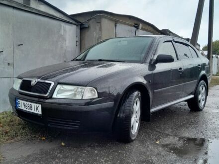 Черный Шкода Октавия, объемом двигателя 2 л и пробегом 250 тыс. км за 5000 $, фото 1 на Automoto.ua
