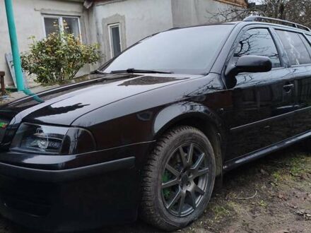 Черный Шкода Октавия, объемом двигателя 1.78 л и пробегом 235 тыс. км за 7000 $, фото 1 на Automoto.ua