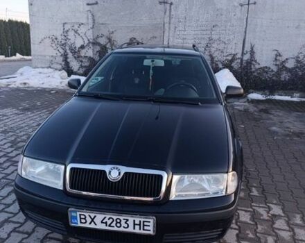 Черный Шкода Октавия, объемом двигателя 1.6 л и пробегом 210 тыс. км за 4700 $, фото 1 на Automoto.ua