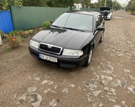 Черный Шкода Октавия, объемом двигателя 2 л и пробегом 290 тыс. км за 3699 $, фото 1 на Automoto.ua
