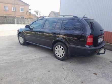 Черный Шкода Октавия, объемом двигателя 2 л и пробегом 317 тыс. км за 4200 $, фото 1 на Automoto.ua