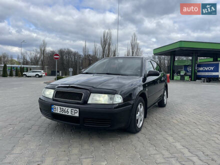 Черный Шкода Октавия, объемом двигателя 2 л и пробегом 261 тыс. км за 6000 $, фото 1 на Automoto.ua
