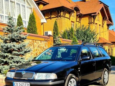Чорний Шкода Октавія, об'ємом двигуна 1.6 л та пробігом 197 тис. км за 6300 $, фото 1 на Automoto.ua