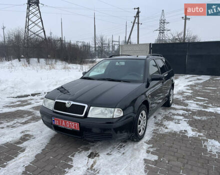 Черный Шкода Октавия, объемом двигателя 1.6 л и пробегом 217 тыс. км за 4600 $, фото 1 на Automoto.ua