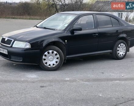 Черный Шкода Октавия, объемом двигателя 1.6 л и пробегом 320 тыс. км за 3700 $, фото 1 на Automoto.ua