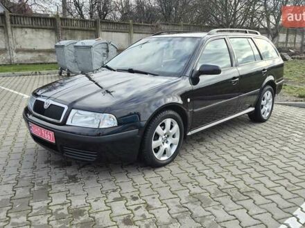 Черный Шкода Октавия, объемом двигателя 1.6 л и пробегом 217 тыс. км за 5700 $, фото 1 на Automoto.ua