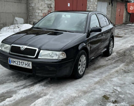 Чорний Шкода Октавія, об'ємом двигуна 1.6 л та пробігом 209 тис. км за 5999 $, фото 1 на Automoto.ua