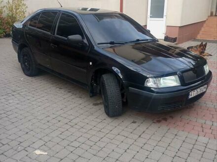 Черный Шкода Октавия, объемом двигателя 1.6 л и пробегом 194 тыс. км за 4800 $, фото 1 на Automoto.ua