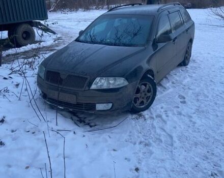 Черный Шкода Октавия, объемом двигателя 1.98 л и пробегом 330 тыс. км за 4500 $, фото 1 на Automoto.ua