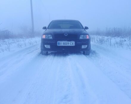 Черный Шкода Октавия, объемом двигателя 2 л и пробегом 300 тыс. км за 5000 $, фото 1 на Automoto.ua