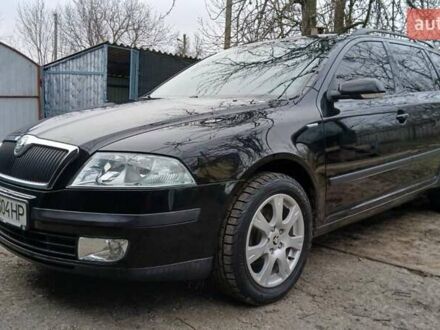 Черный Шкода Октавия, объемом двигателя 1.6 л и пробегом 209 тыс. км за 7000 $, фото 1 на Automoto.ua