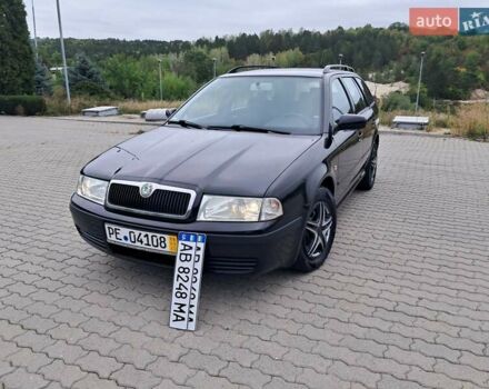 Чорний Шкода Октавія, об'ємом двигуна 1.6 л та пробігом 224 тис. км за 4950 $, фото 1 на Automoto.ua