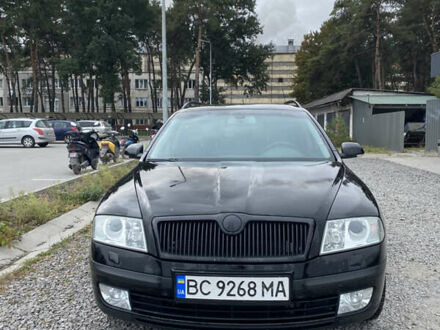 Черный Шкода Октавия, объемом двигателя 2 л и пробегом 296 тыс. км за 5500 $, фото 1 на Automoto.ua