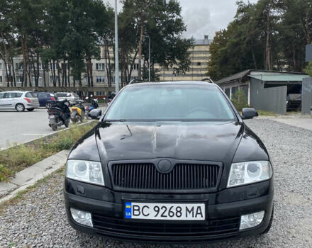 Черный Шкода Октавия, объемом двигателя 2 л и пробегом 296 тыс. км за 5500 $, фото 1 на Automoto.ua