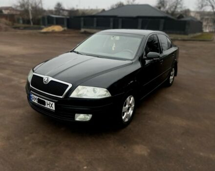 Черный Шкода Октавия, объемом двигателя 2 л и пробегом 240 тыс. км за 5300 $, фото 1 на Automoto.ua