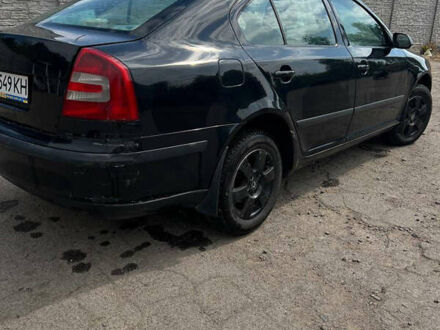 Черный Шкода Октавия, объемом двигателя 2 л и пробегом 280 тыс. км за 2500 $, фото 1 на Automoto.ua