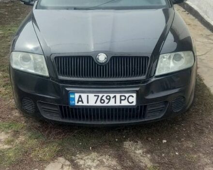 Черный Шкода Октавия, объемом двигателя 2 л и пробегом 280 тыс. км за 2650 $, фото 1 на Automoto.ua