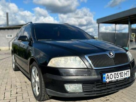 Черный Шкода Октавия, объемом двигателя 2 л и пробегом 339 тыс. км за 4800 $, фото 1 на Automoto.ua