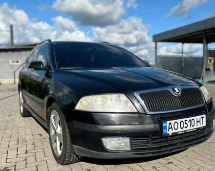 Черный Шкода Октавия, объемом двигателя 2 л и пробегом 339 тыс. км за 4800 $, фото 1 на Automoto.ua