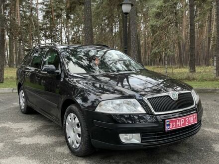 Черный Шкода Октавия, объемом двигателя 1.8 л и пробегом 189 тыс. км за 6400 $, фото 1 на Automoto.ua