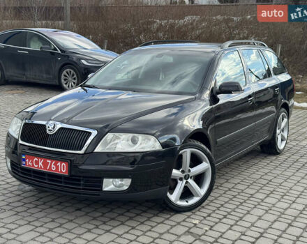 Черный Шкода Октавия, объемом двигателя 2 л и пробегом 292 тыс. км за 6000 $, фото 1 на Automoto.ua